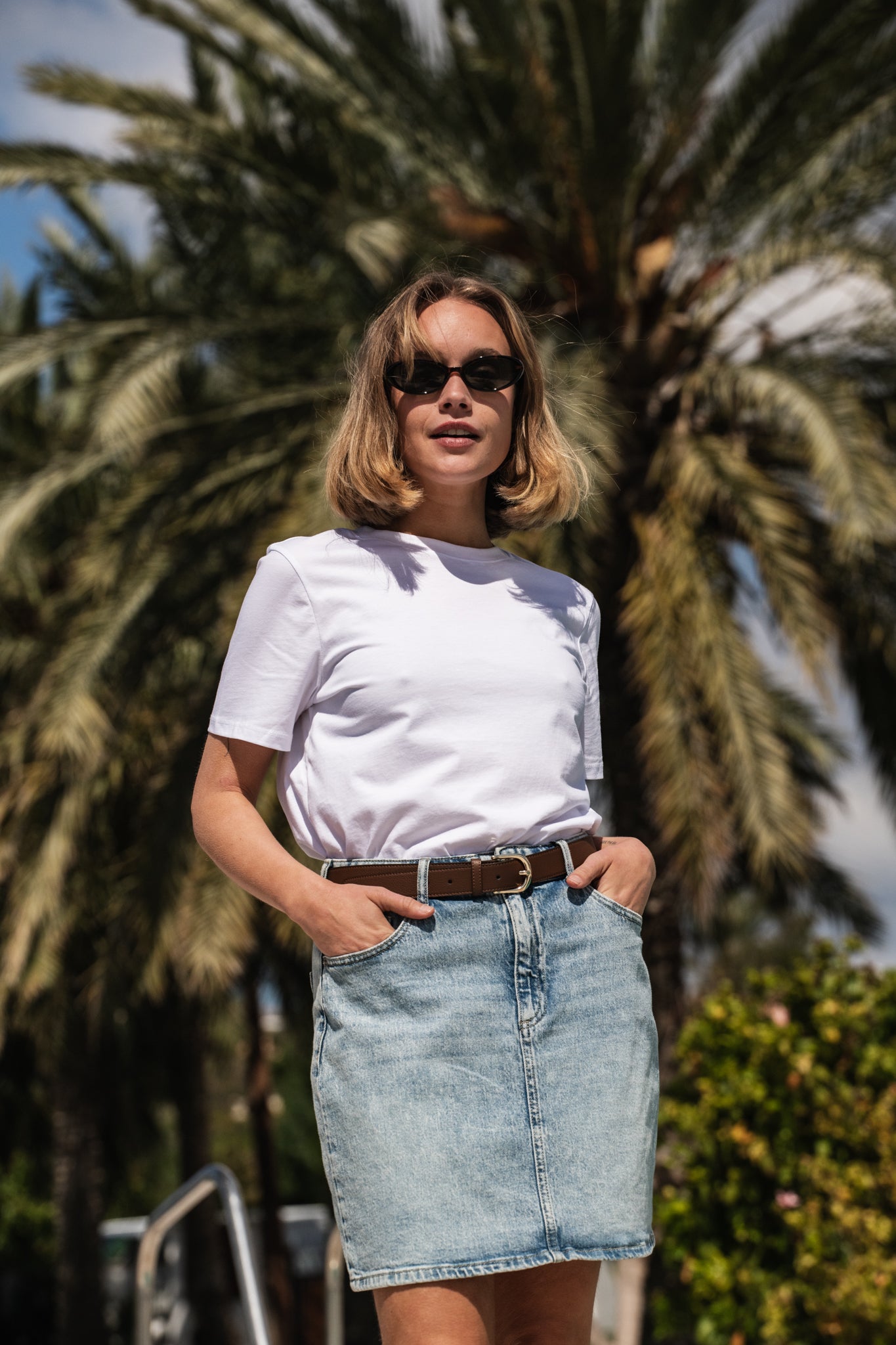 PCRIA T-skjorte - Bright White